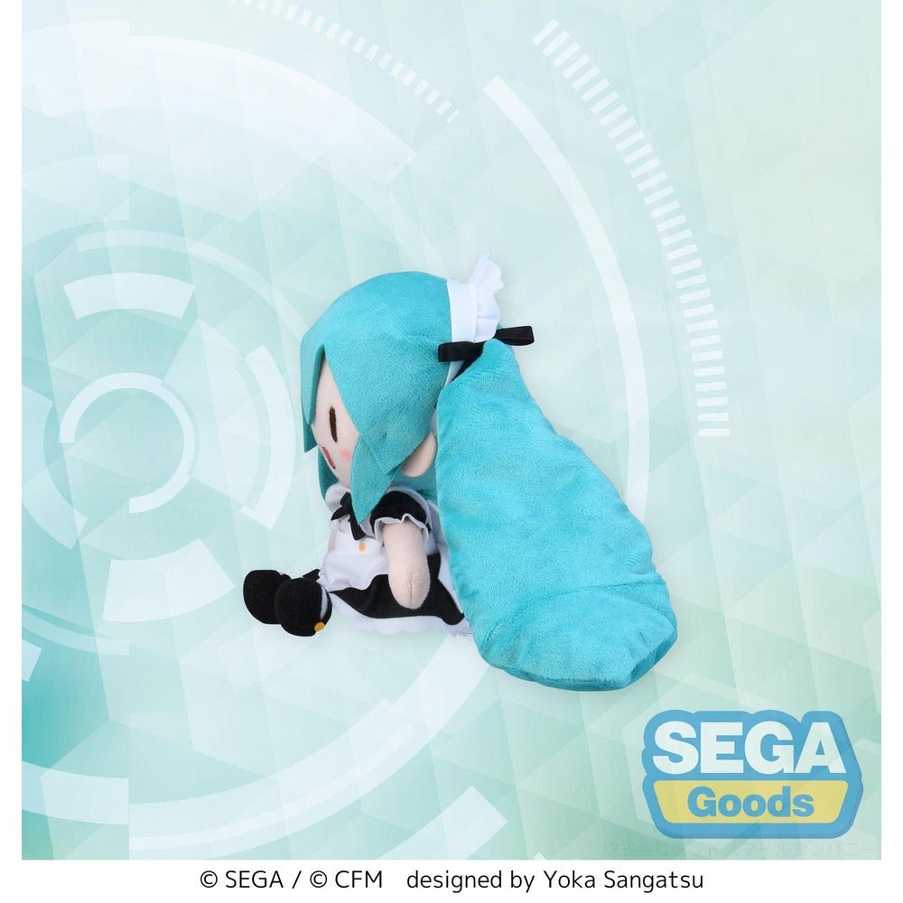 SEGA [Fuwa Petit迷你毛公仔]《初音未來》初音未來 女僕Ver. - Microworks ACG