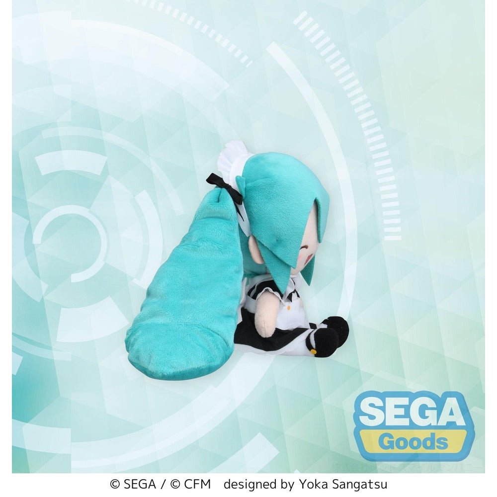 SEGA [Fuwa Petit迷你毛公仔]《初音未來》初音未來 女僕Ver. - Microworks ACG