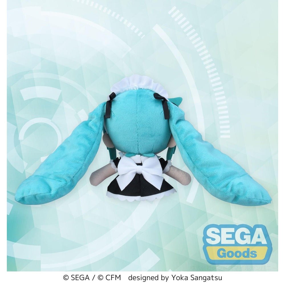 SEGA [Fuwa Petit迷你毛公仔]《初音未來》初音未來 女僕Ver. - Microworks ACG