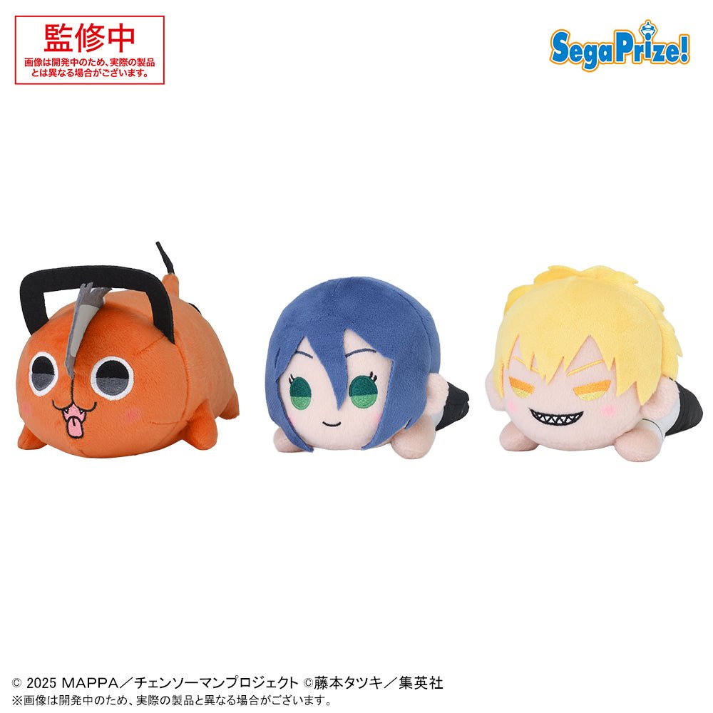 《預訂》SEGA [趴趴毛公仔]《劇場版 鏈鋸人 蕾潔篇》淀治&波奇塔&蕾潔 (1套3隻) - Microworks ACG