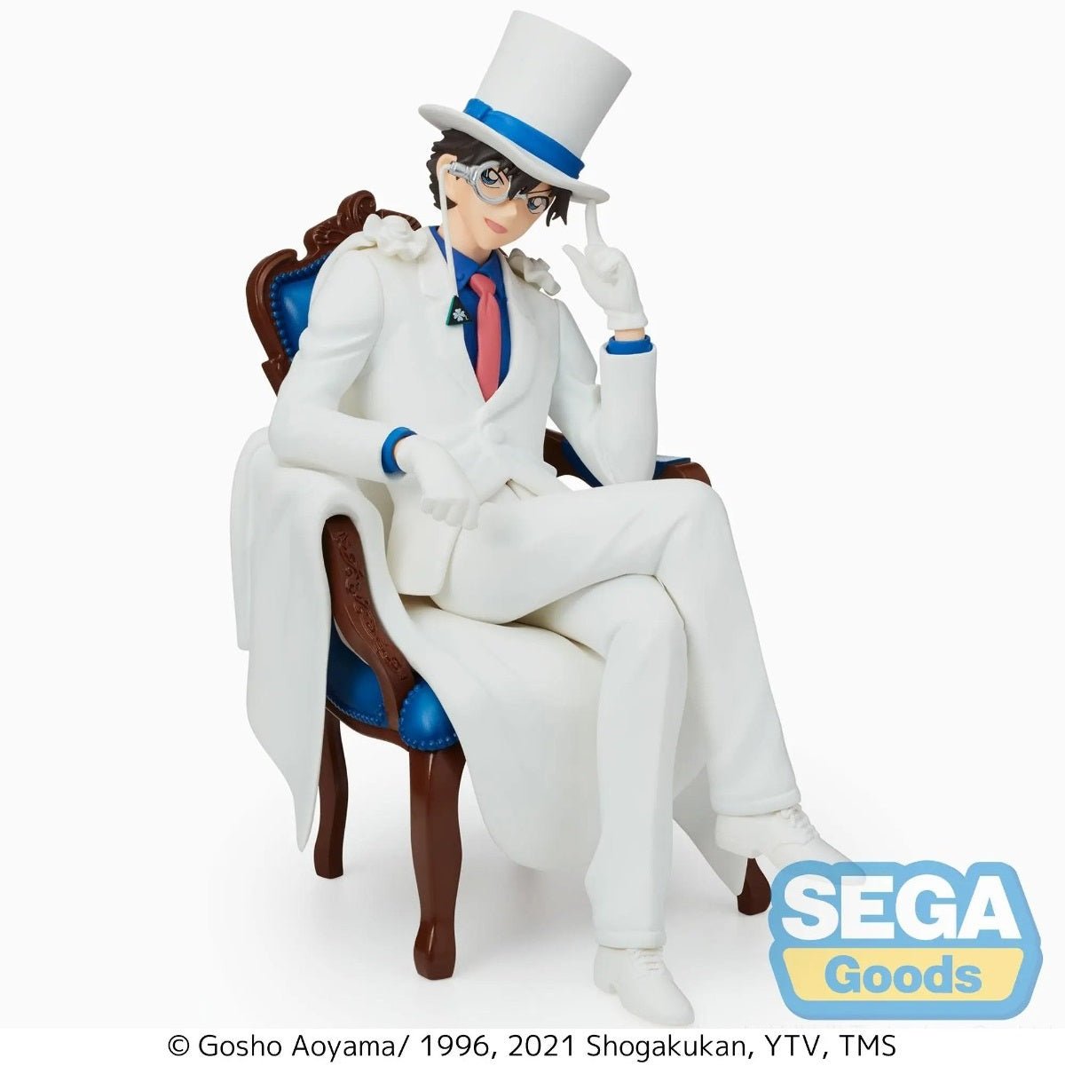 SEGA [PM景品]《名偵探柯南》怪盜基德 - 坐下造型 - (再販) - Microworks ACG
