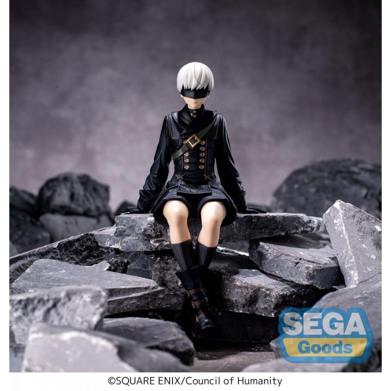 SEGA [PM景品]《尼爾：自動人形》9S - 坐下造型 - Microworks ACG