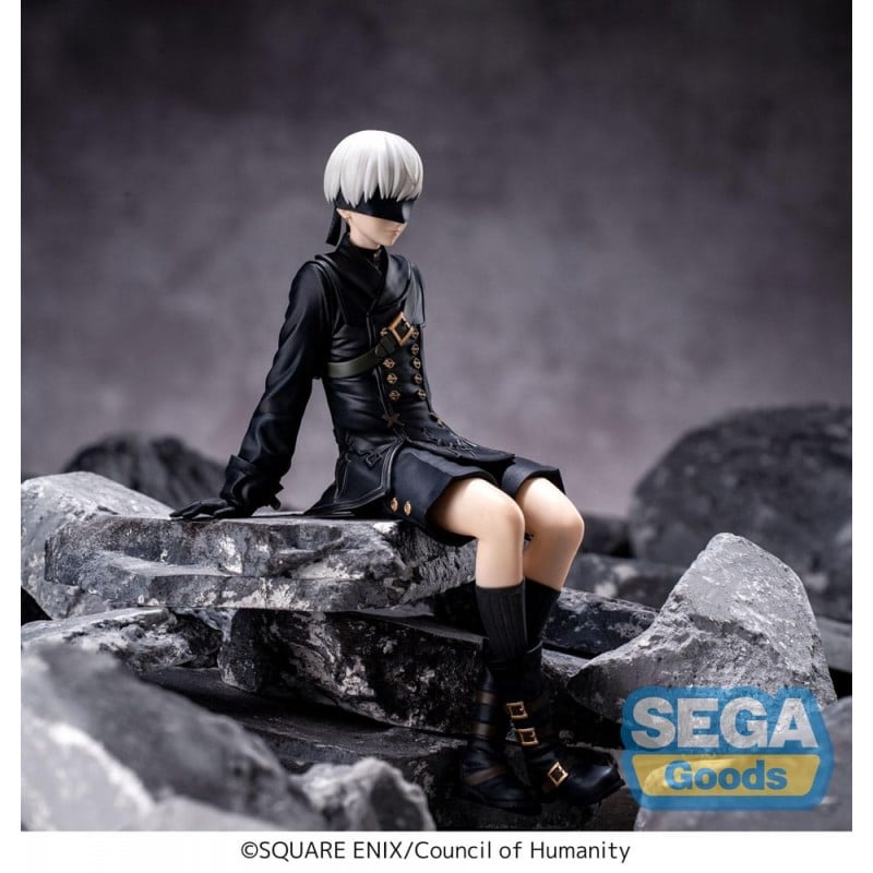 SEGA [PM景品]《尼爾：自動人形》9S - 坐下造型 - Microworks ACG