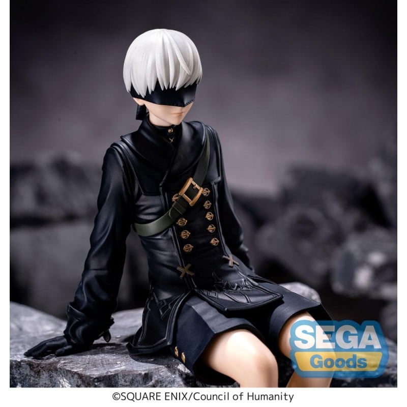 SEGA [PM景品]《尼爾：自動人形》9S - 坐下造型 - Microworks ACG