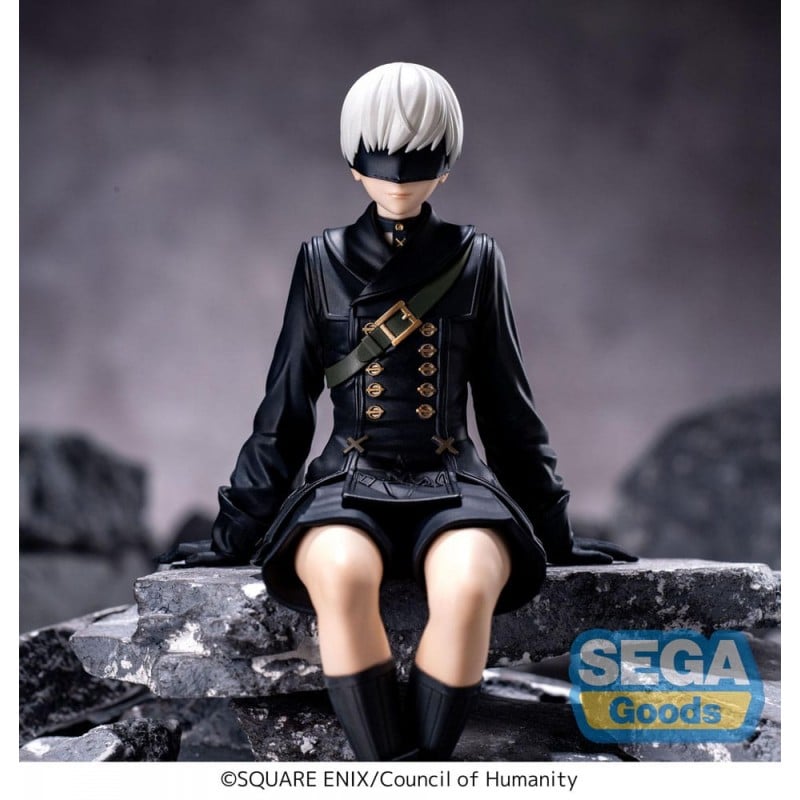 SEGA [PM景品]《尼爾：自動人形》9S - 坐下造型 - Microworks ACG