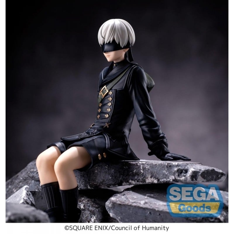 SEGA [PM景品]《尼爾：自動人形》9S - 坐下造型 - Microworks ACG