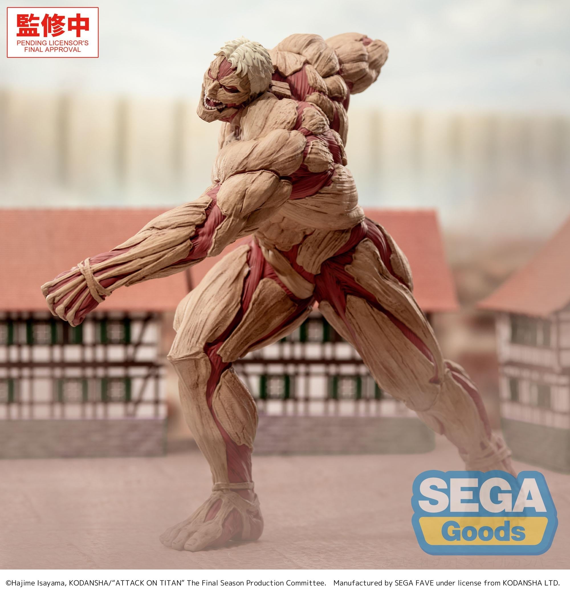 《預訂》SEGA [GigantiX]《進擊的巨人》萊納·布朗 -盔甲巨人-