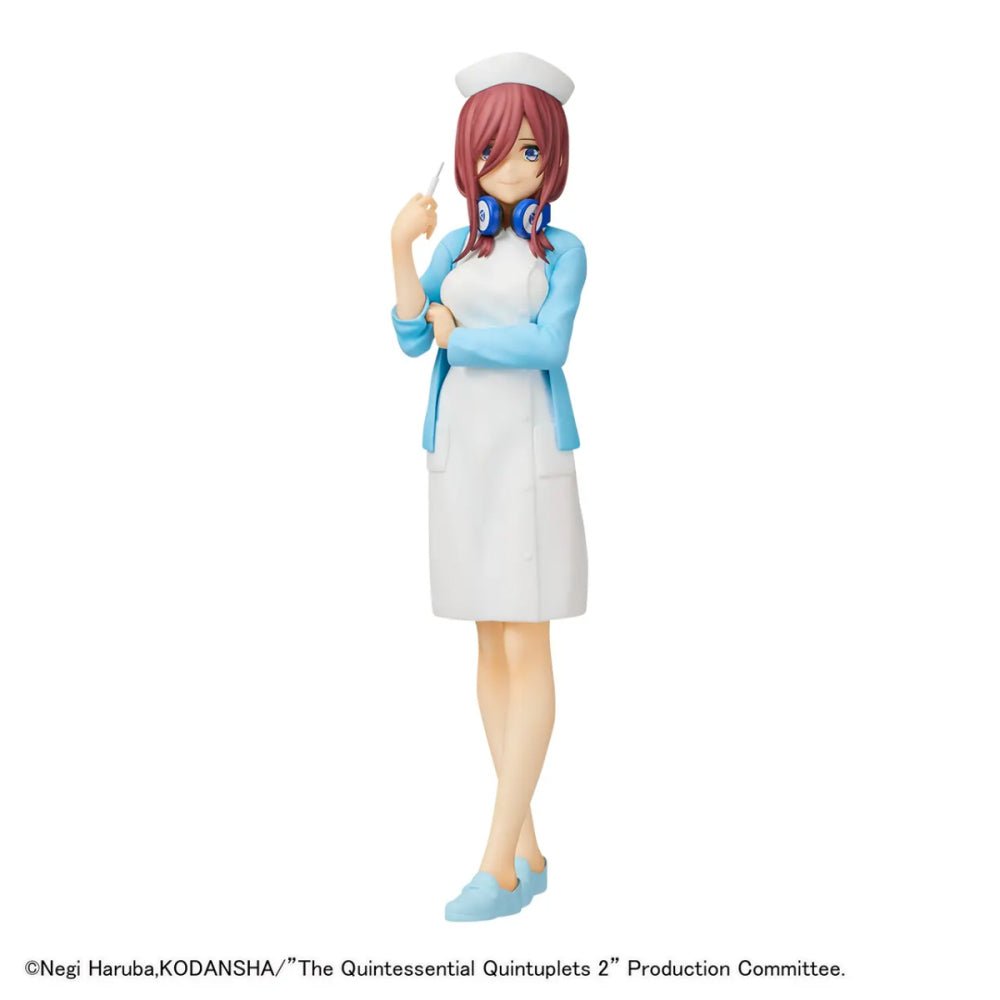《預訂已截單》SEGA [SPM景品[《五等分的新娘2》中野三玖 - 護士造型 - (再販)《2024年2月發售》 - Microworks ACG
