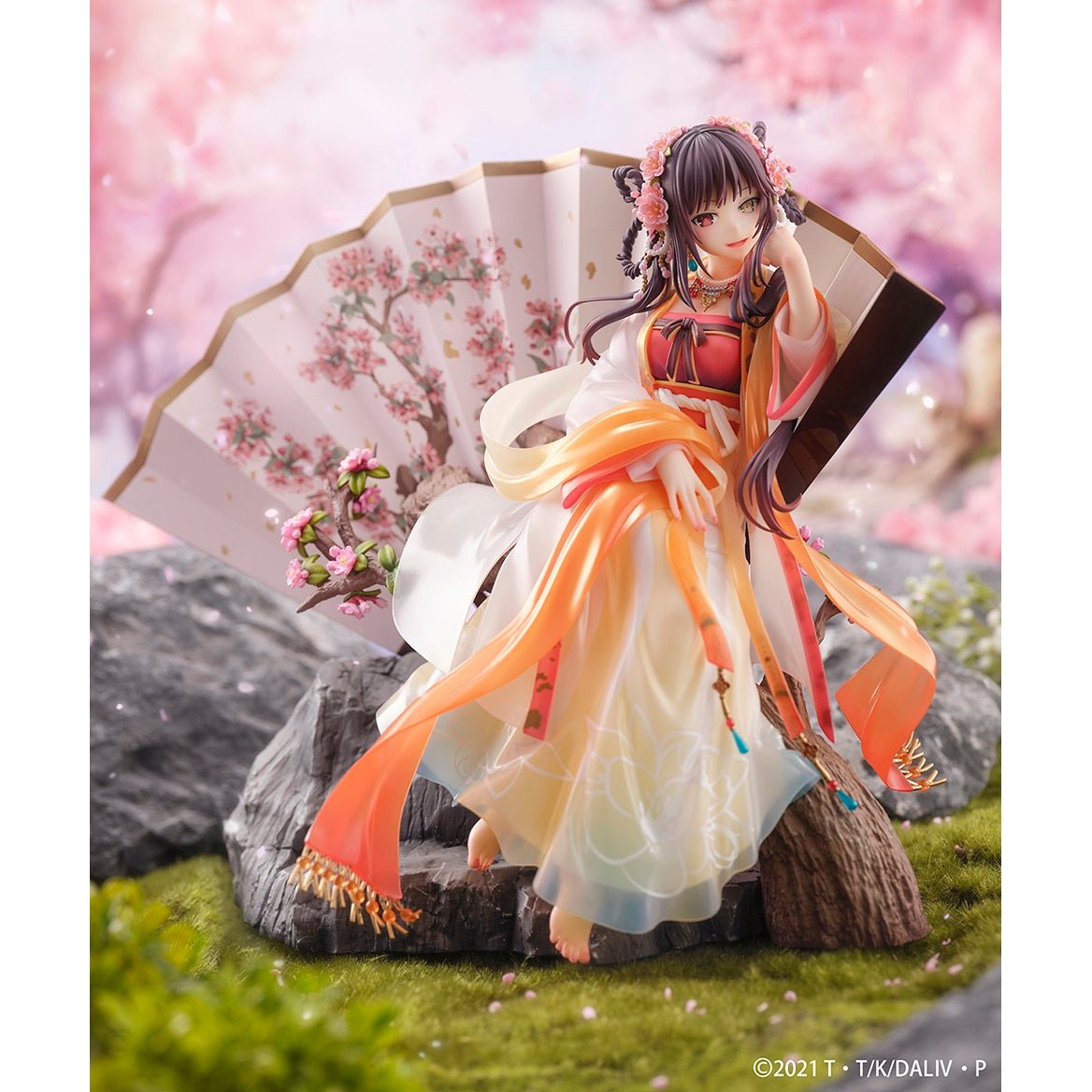 SHIBUYA SCRAMBLE FIGURE《約會大作戰》時崎狂三 - 漢服ver. - 1/7比例人像 - Microworks ACG