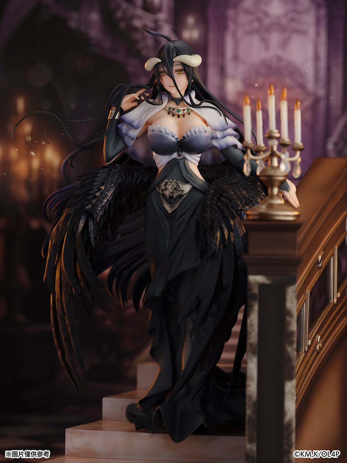 《預訂已截單》SHIBUYA SCRAMBLE FIGURE《OVERLORD》雅兒貝德 - 漆黑禮服ver. - 1/7比例人像《2026年第1季發售》 - Microworks ACG