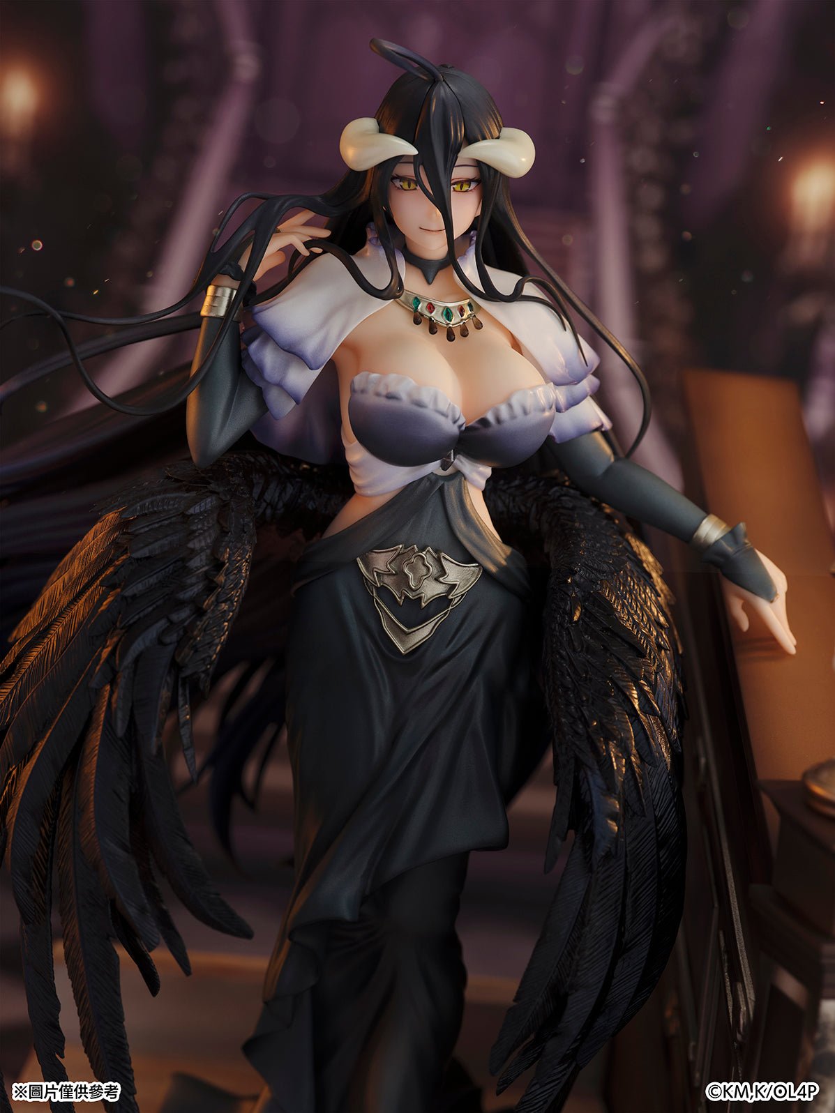 《預訂已截單》SHIBUYA SCRAMBLE FIGURE《OVERLORD》雅兒貝德 - 漆黑禮服ver. - 1/7比例人像《2026年第1季發售》 - Microworks ACG