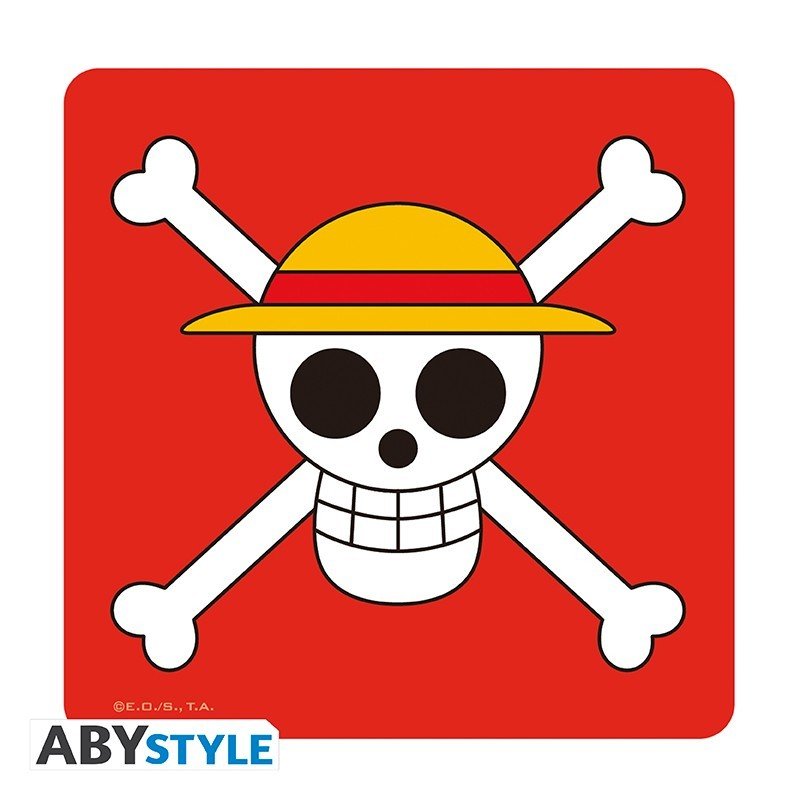 ONE PIECE 海賊王 熱力變色馬克杯+杯墊set 路飛+薩波 - Microworks ACG