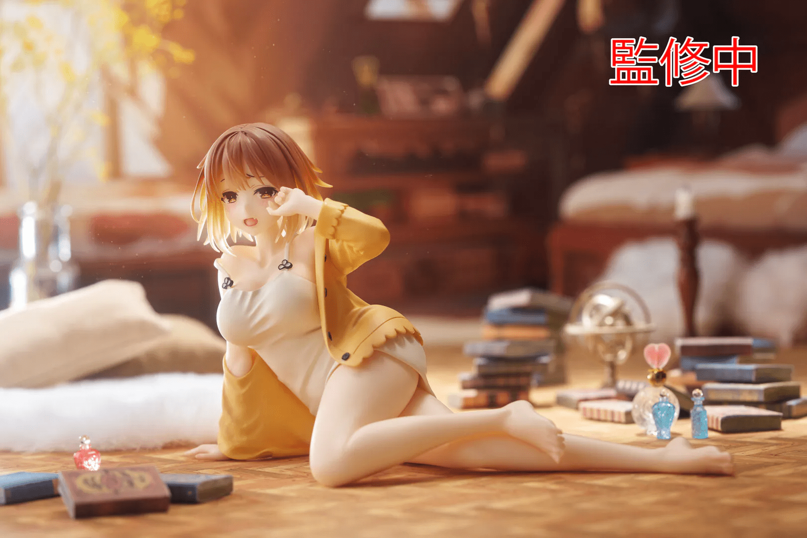 TAITO Desktop Cute Figure《萊莎的鍊金工房 ～常闇女王與秘密藏身處～》萊莎(睡衣版) - Microworks ACG