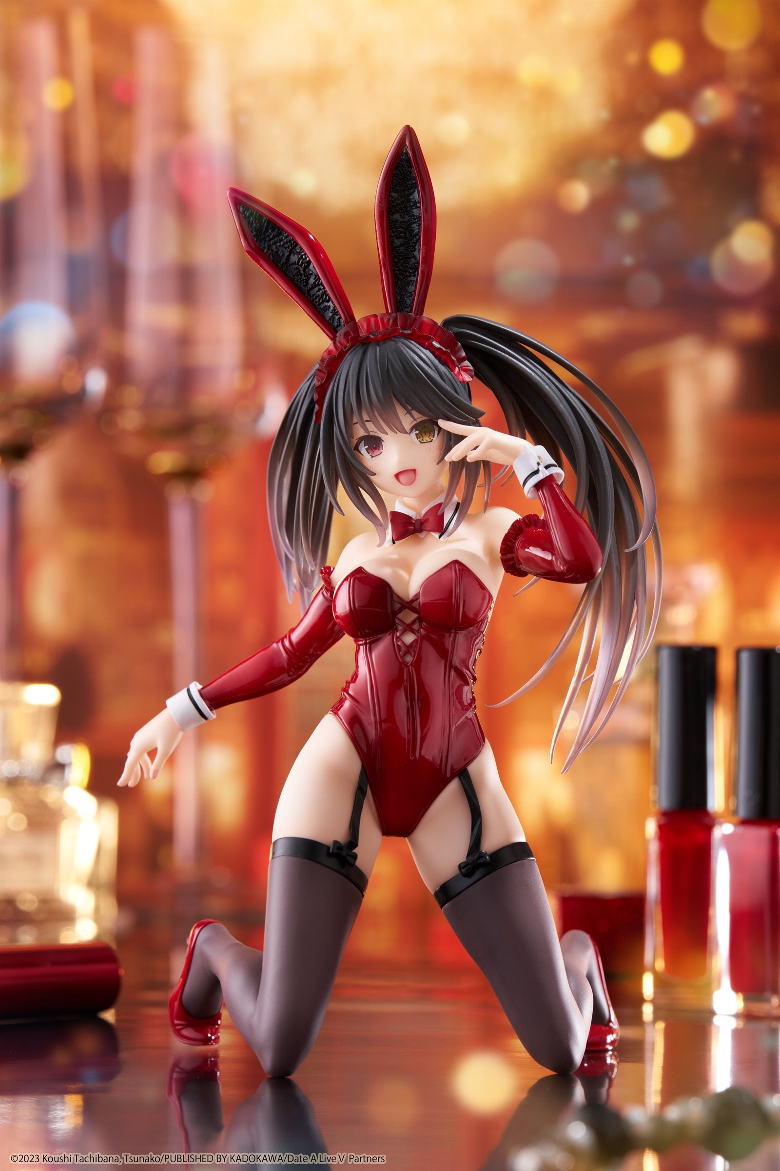 TAITO Desktop Cute Figure《約會大作戰》時崎狂三(睡衣Ver.)