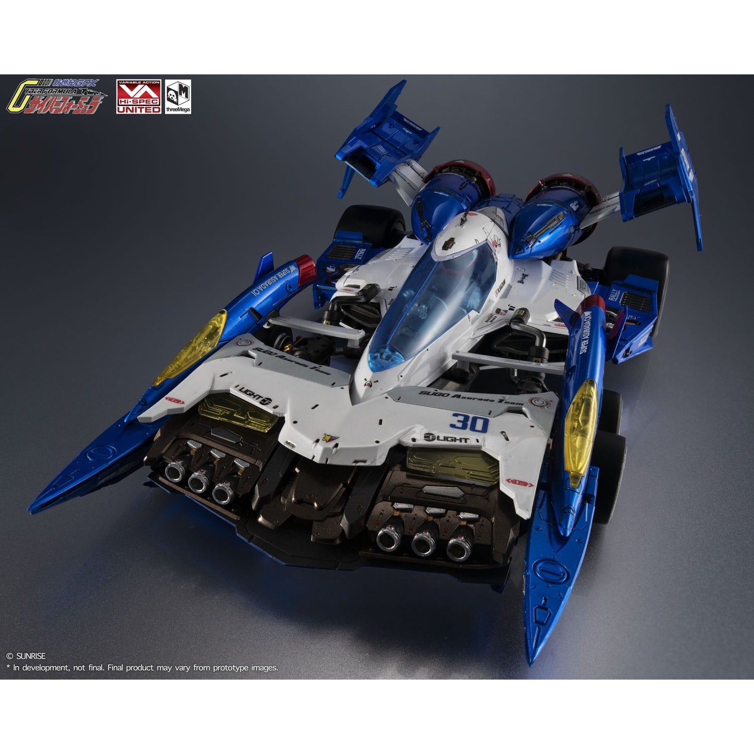《預訂》threeMega 高智能方程式VARIABLE ACTION Hi-SPEC UNITED《高智能方程式》超級雷神01《2026年第二季發售》