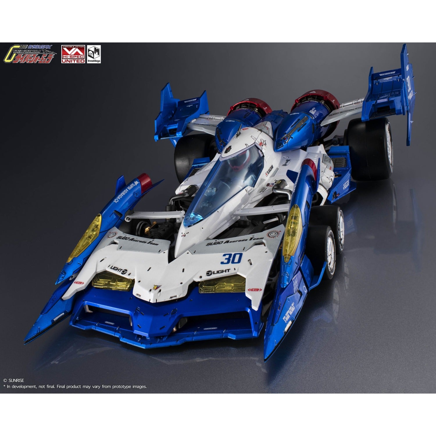 《預訂》threeMega 高智能方程式VARIABLE ACTION Hi-SPEC UNITED《高智能方程式》超級雷神01《2026年第二季發售》