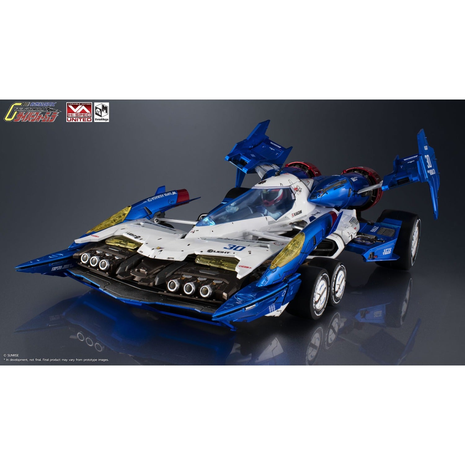 《預訂》threeMega 高智能方程式VARIABLE ACTION Hi-SPEC UNITED《高智能方程式》超級雷神01《2026年第二季發售》