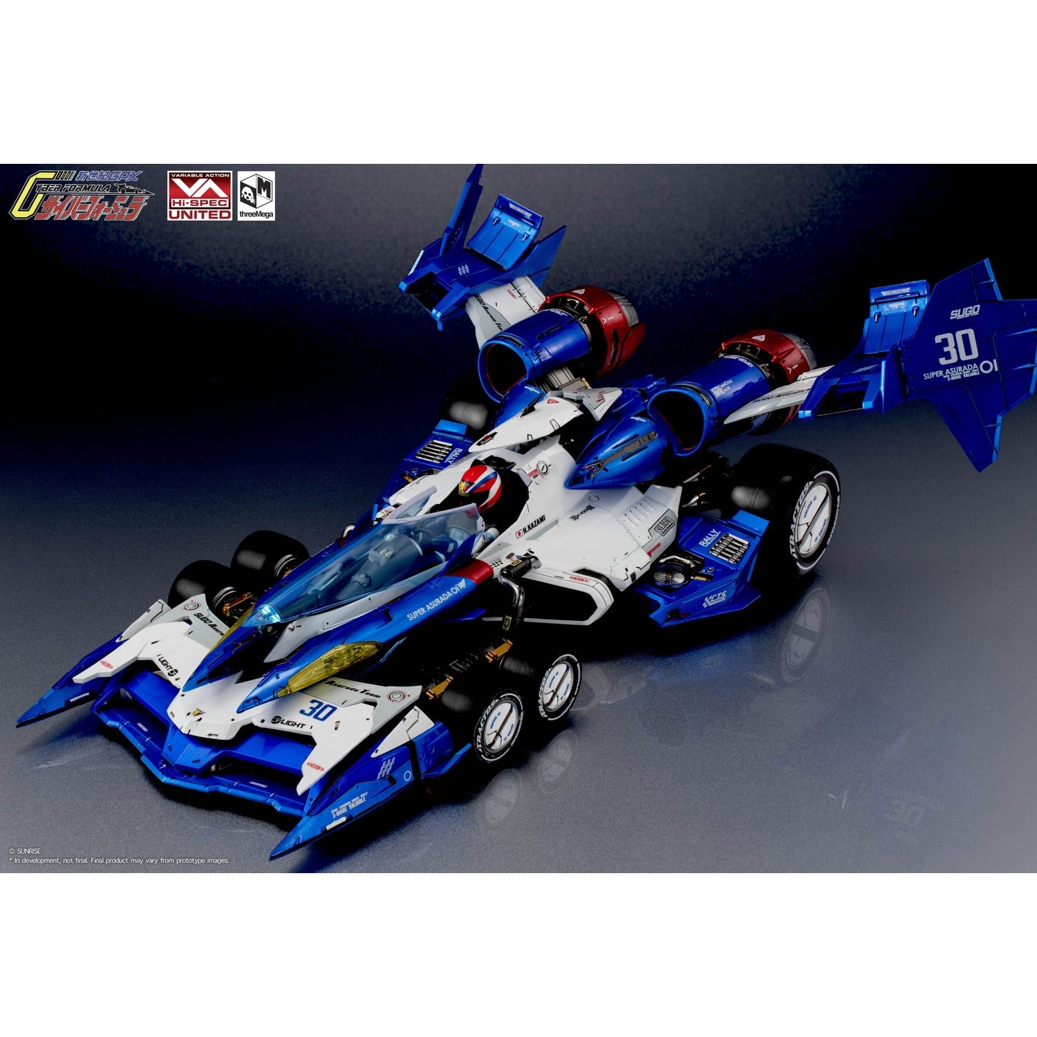《預訂》threeMega 高智能方程式VARIABLE ACTION Hi-SPEC UNITED《高智能方程式》超級雷神01《2026年第二季發售》
