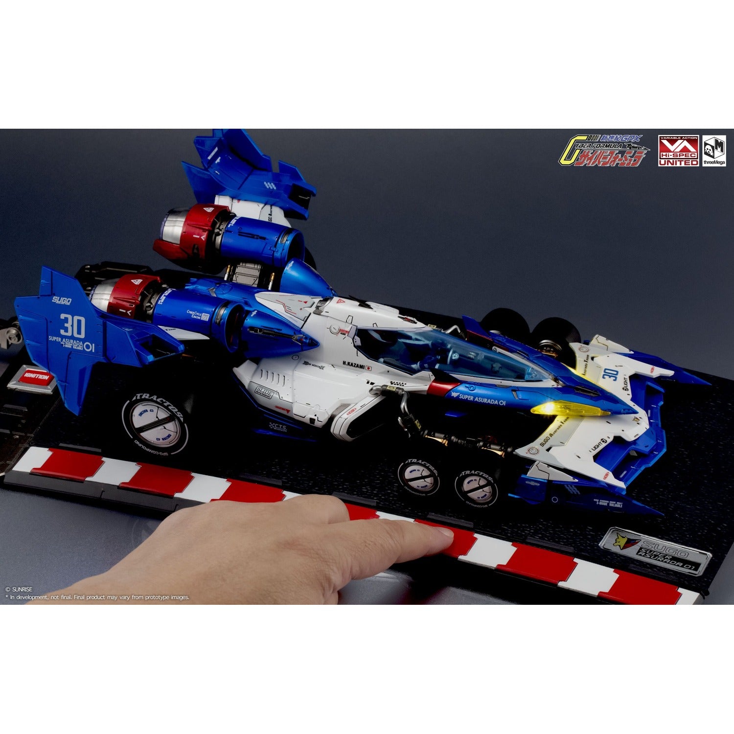 《預訂》threeMega 高智能方程式VARIABLE ACTION Hi-SPEC UNITED《高智能方程式》超級雷神01《2026年第二季發售》