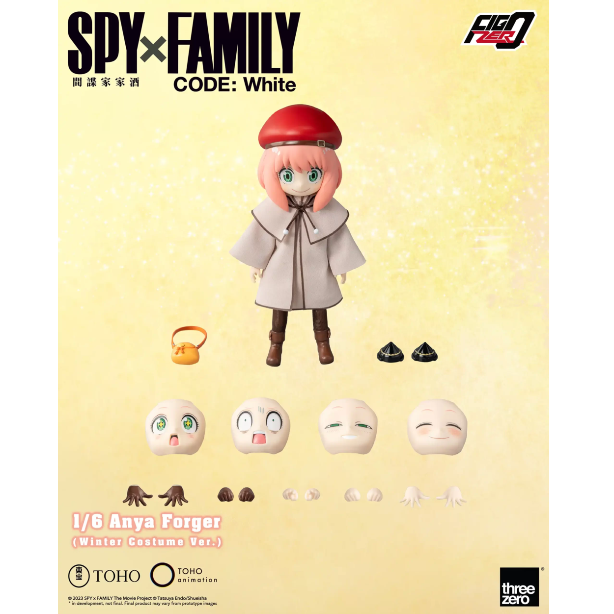 《預訂已截單》Threezero 《SPY×FAMILY CODE: White》FigZero 1/6 安妮亞·佛傑（冬季服裝版）《2024年第二季發售》