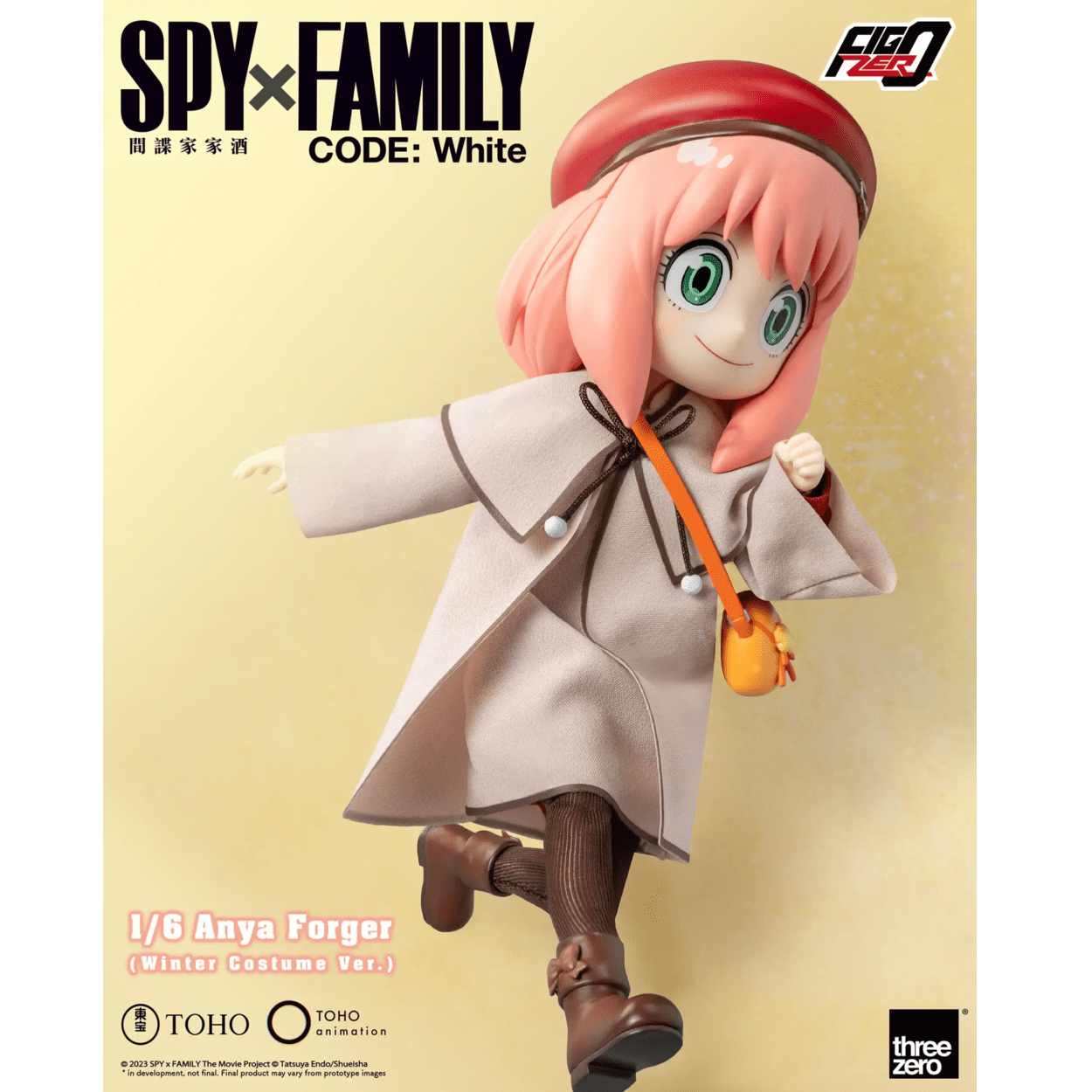 《預訂已截單》Threezero 《SPY×FAMILY CODE: White》FigZero 1/6 安妮亞·佛傑（冬季服裝版）《2024年第二季發售》 - Microworks ACG
