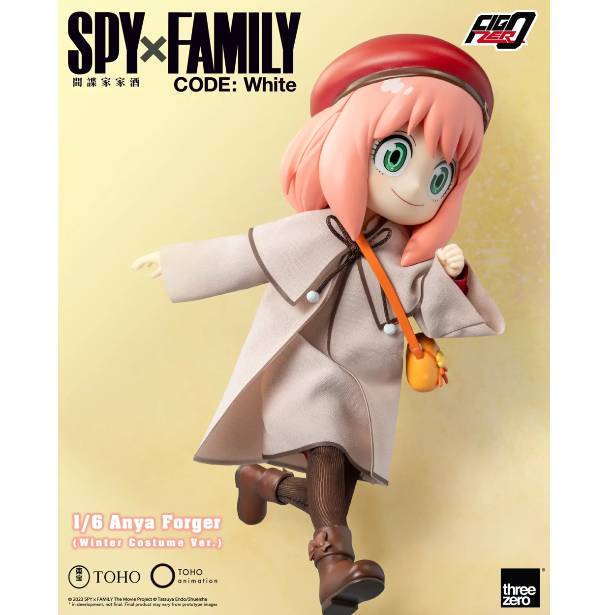 《預訂已截單》Threezero 《SPY×FAMILY CODE: White》FigZero 1/6 安妮亞·佛傑（冬季服裝版）《2024年第二季發售》