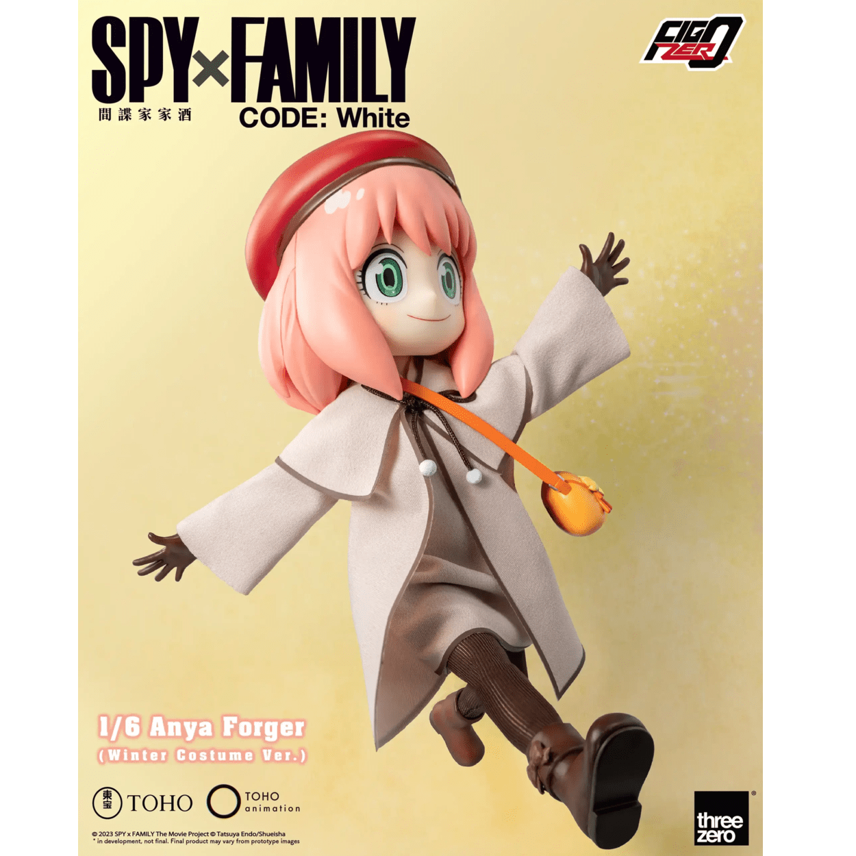 《預訂已截單》Threezero 《SPY×FAMILY CODE: White》FigZero 1/6 安妮亞·佛傑（冬季服裝版）《2024年第二季發售》 - Microworks ACG
