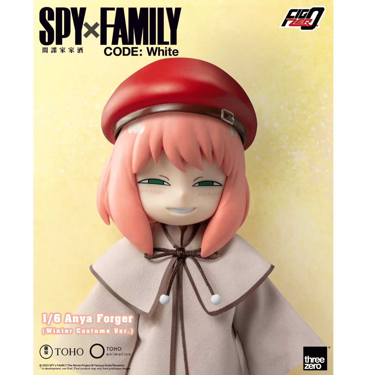 《預訂已截單》Threezero 《SPY×FAMILY CODE: White》FigZero 1/6 安妮亞·佛傑（冬季服裝版）《2024年第二季發售》 - Microworks ACG