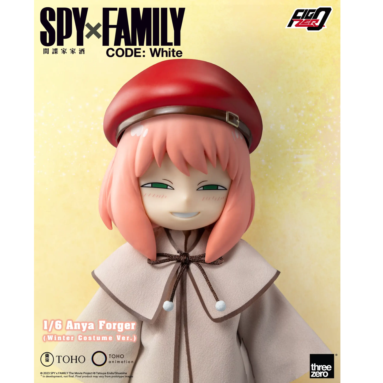 《預訂已截單》Threezero 《SPY×FAMILY CODE: White》FigZero 1/6 安妮亞·佛傑（冬季服裝版）《2024年第二季發售》