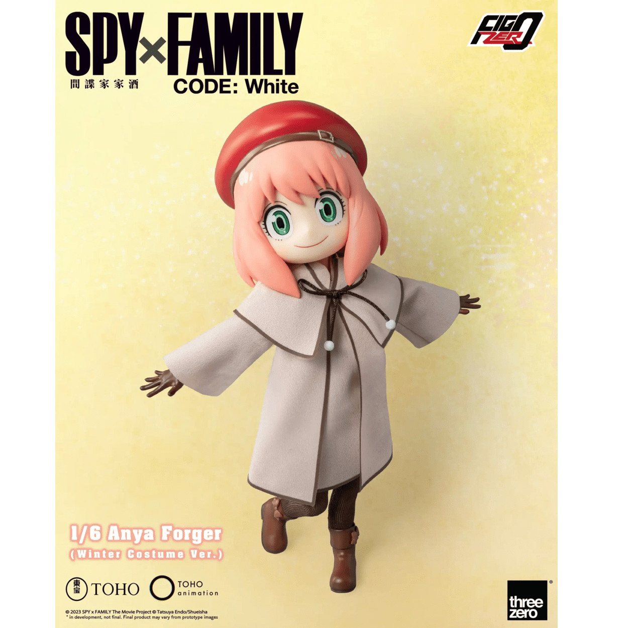 《預訂已截單》Threezero 《SPY×FAMILY CODE: White》FigZero 1/6 安妮亞·佛傑（冬季服裝版）《2024年第二季發售》 - Microworks ACG
