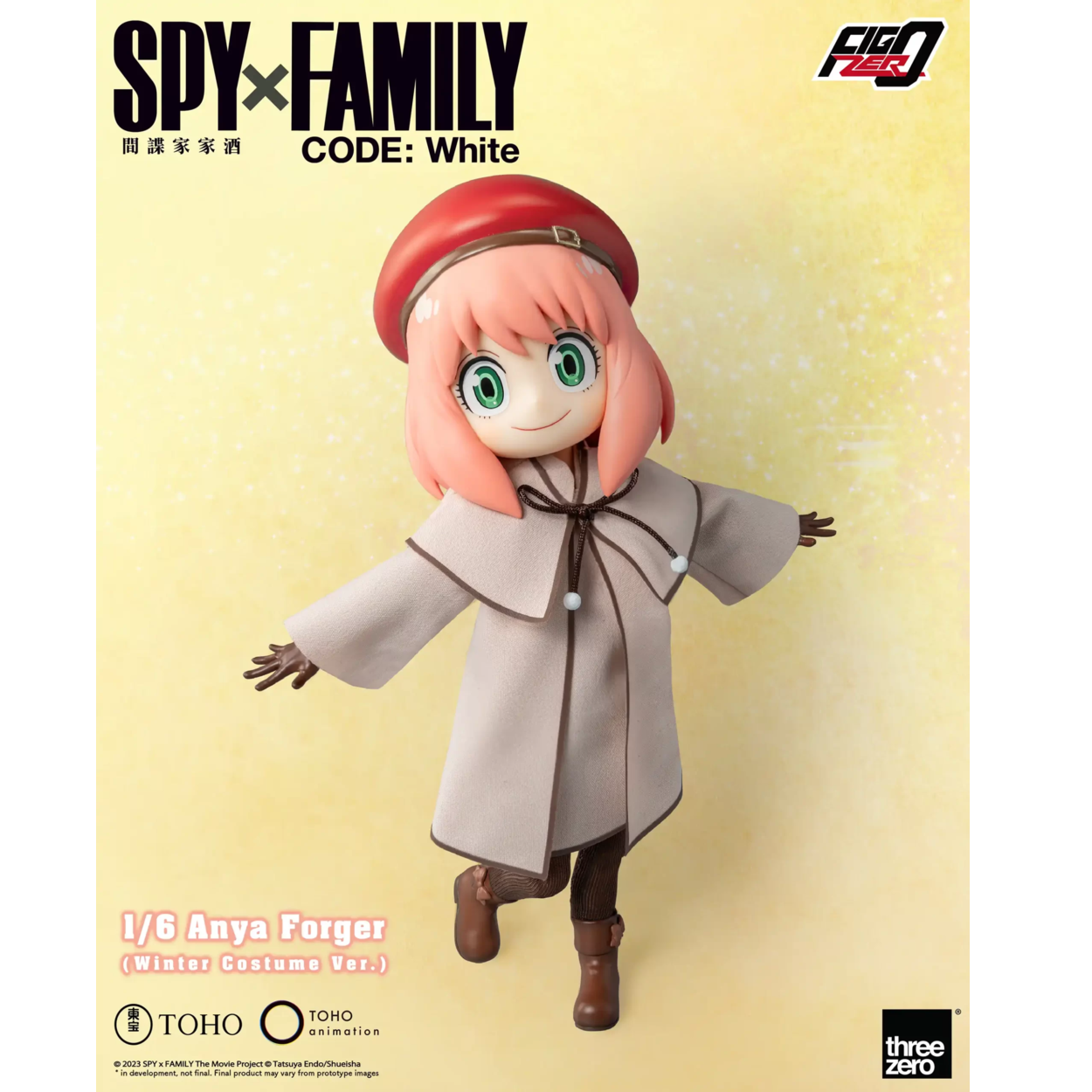 《預訂已截單》Threezero 《SPY×FAMILY CODE: White》FigZero 1/6 安妮亞·佛傑（冬季服裝版）《2024年第二季發售》