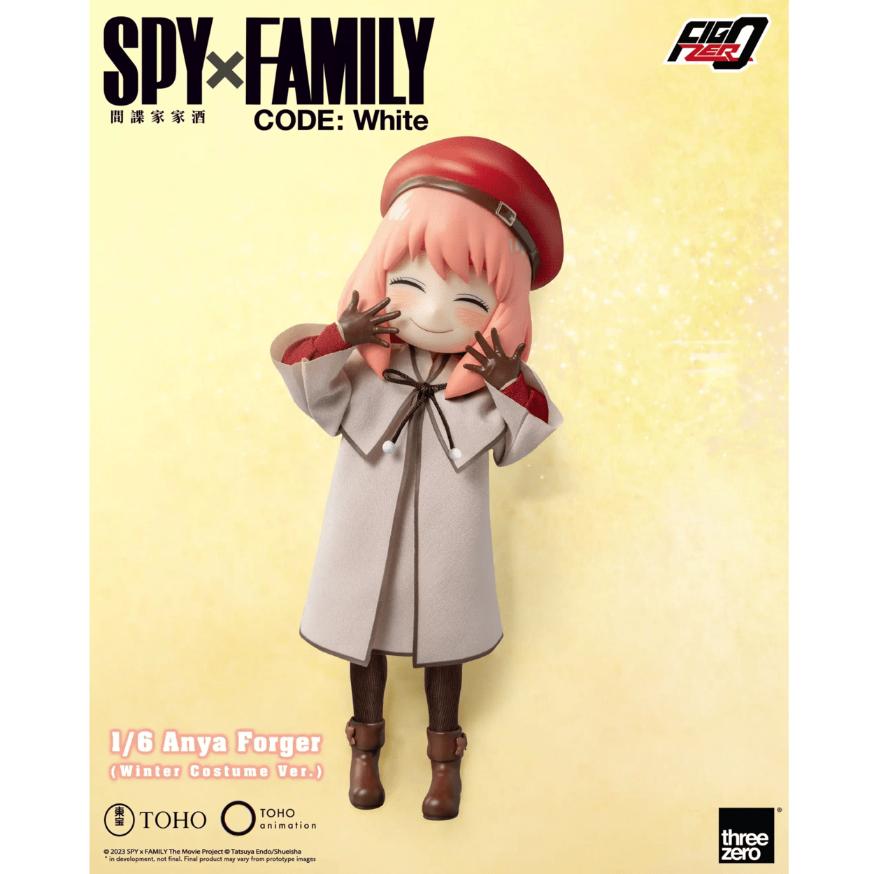 《預訂已截單》Threezero 《SPY×FAMILY CODE: White》FigZero 1/6 安妮亞·佛傑（冬季服裝版）《2024年第二季發售》 - Microworks ACG