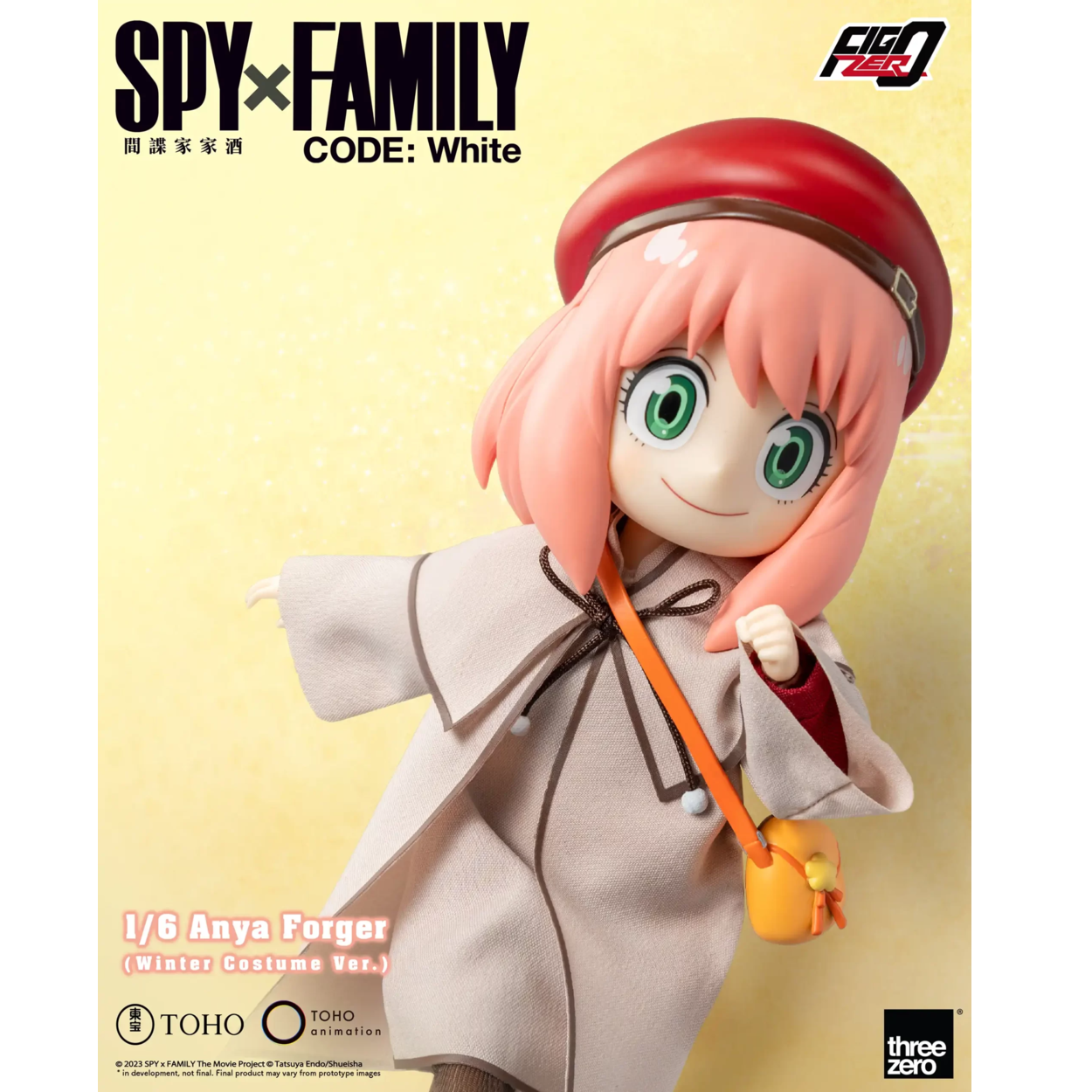 《預訂已截單》Threezero 《SPY×FAMILY CODE: White》FigZero 1/6 安妮亞·佛傑（冬季服裝版）《2024年第二季發售》