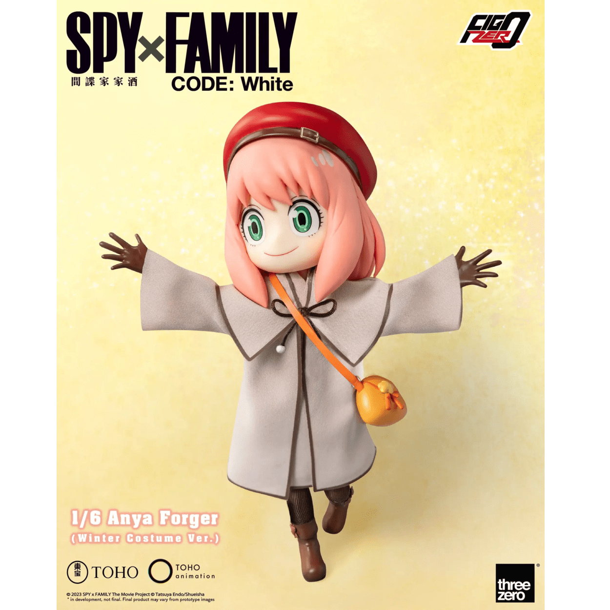 《預訂已截單》Threezero 《SPY×FAMILY CODE: White》FigZero 1/6 安妮亞·佛傑（冬季服裝版）《2024年第二季發售》 - Microworks ACG