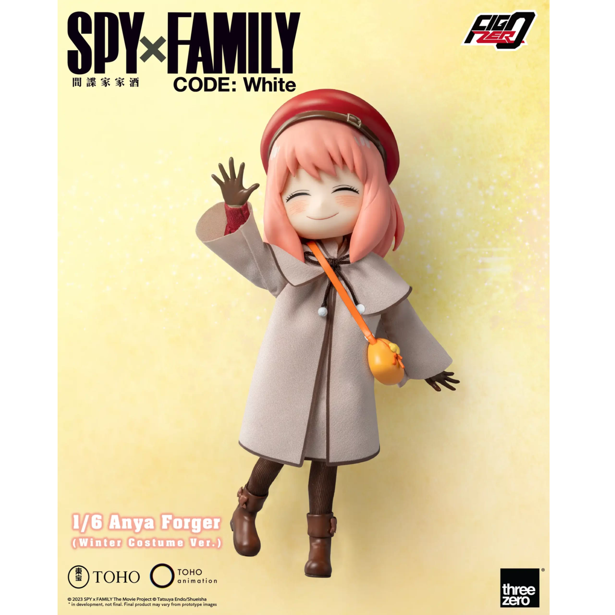 《預訂已截單》Threezero 《SPY×FAMILY CODE: White》FigZero 1/6 安妮亞·佛傑（冬季服裝版）《2024年第二季發售》