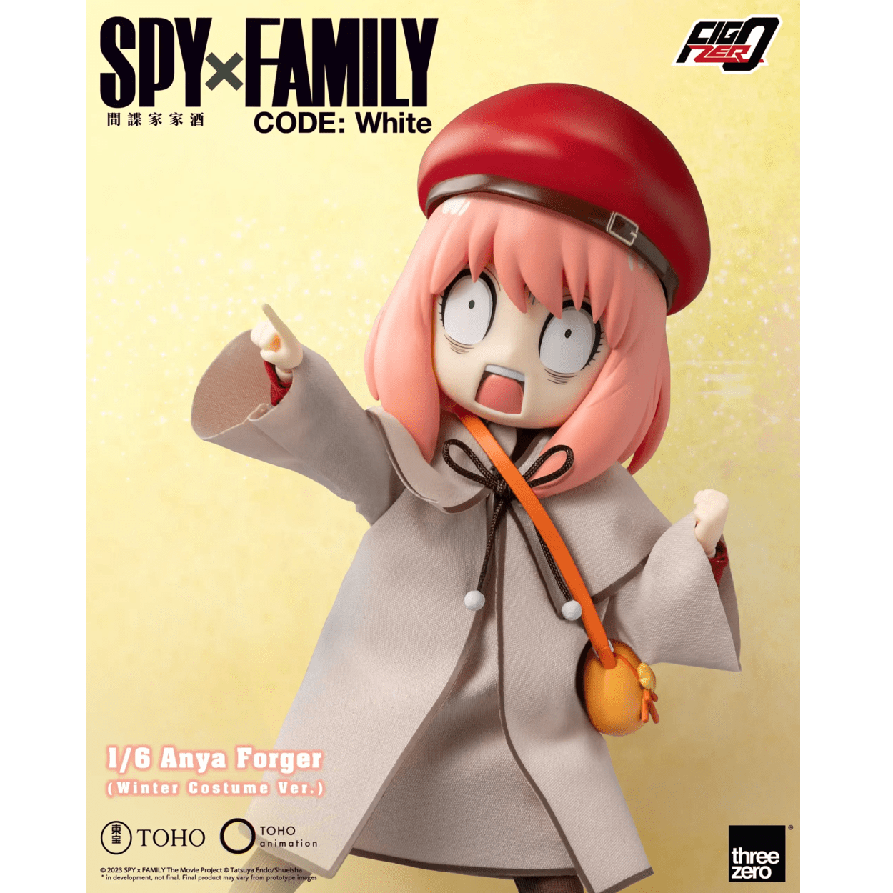 《預訂已截單》Threezero 《SPY×FAMILY CODE: White》FigZero 1/6 安妮亞·佛傑（冬季服裝版）《2024年第二季發售》 - Microworks ACG