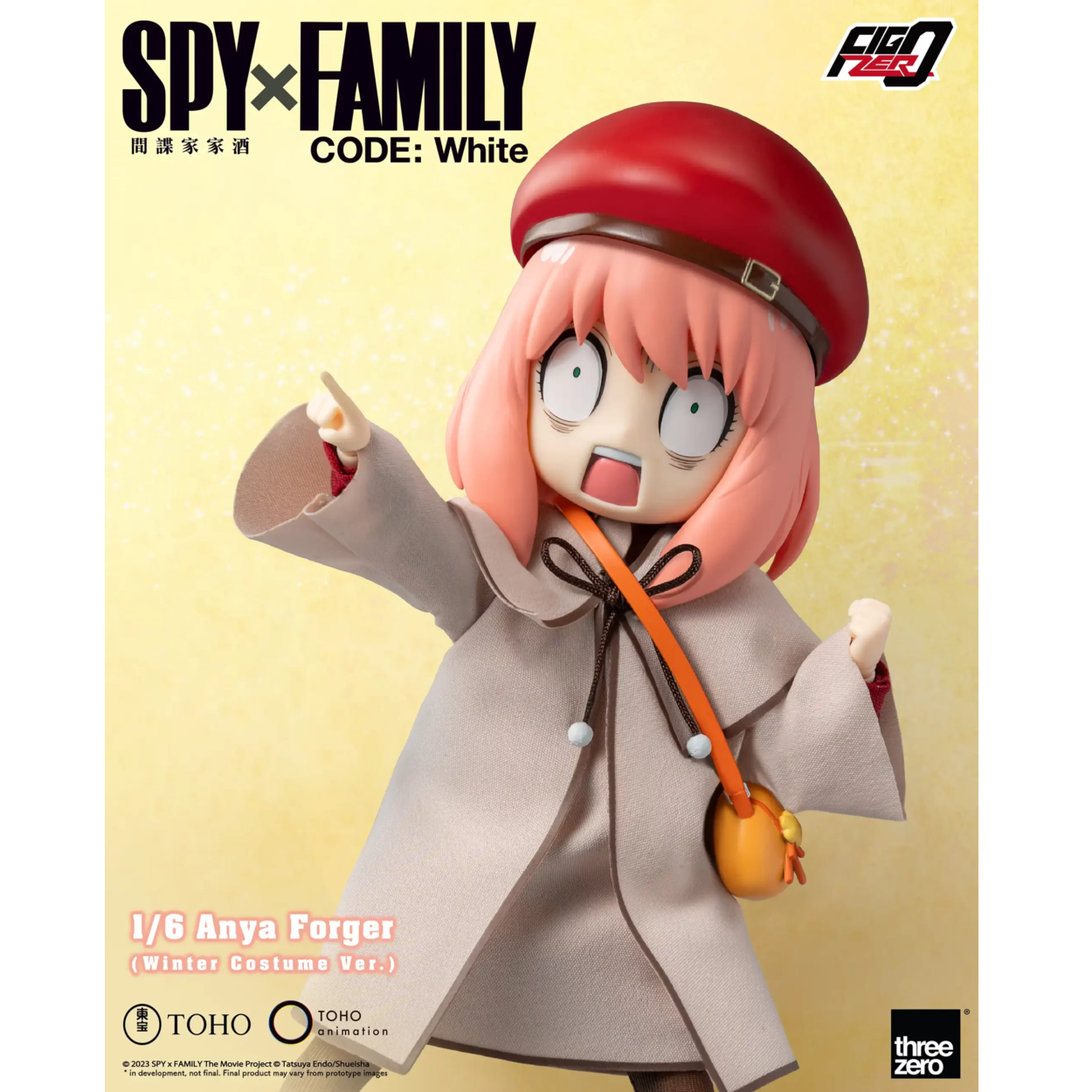 《預訂已截單》Threezero 《SPY×FAMILY CODE: White》FigZero 1/6 安妮亞·佛傑（冬季服裝版）《2024年第二季發售》