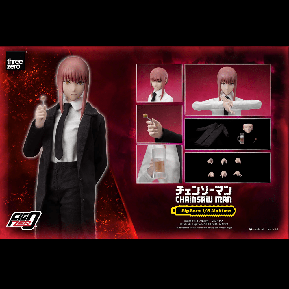 《預訂已截單》Threezero 《鏈鋸人》FigZero 16真紀真《2024年第2季發售》 - Microworks ACG