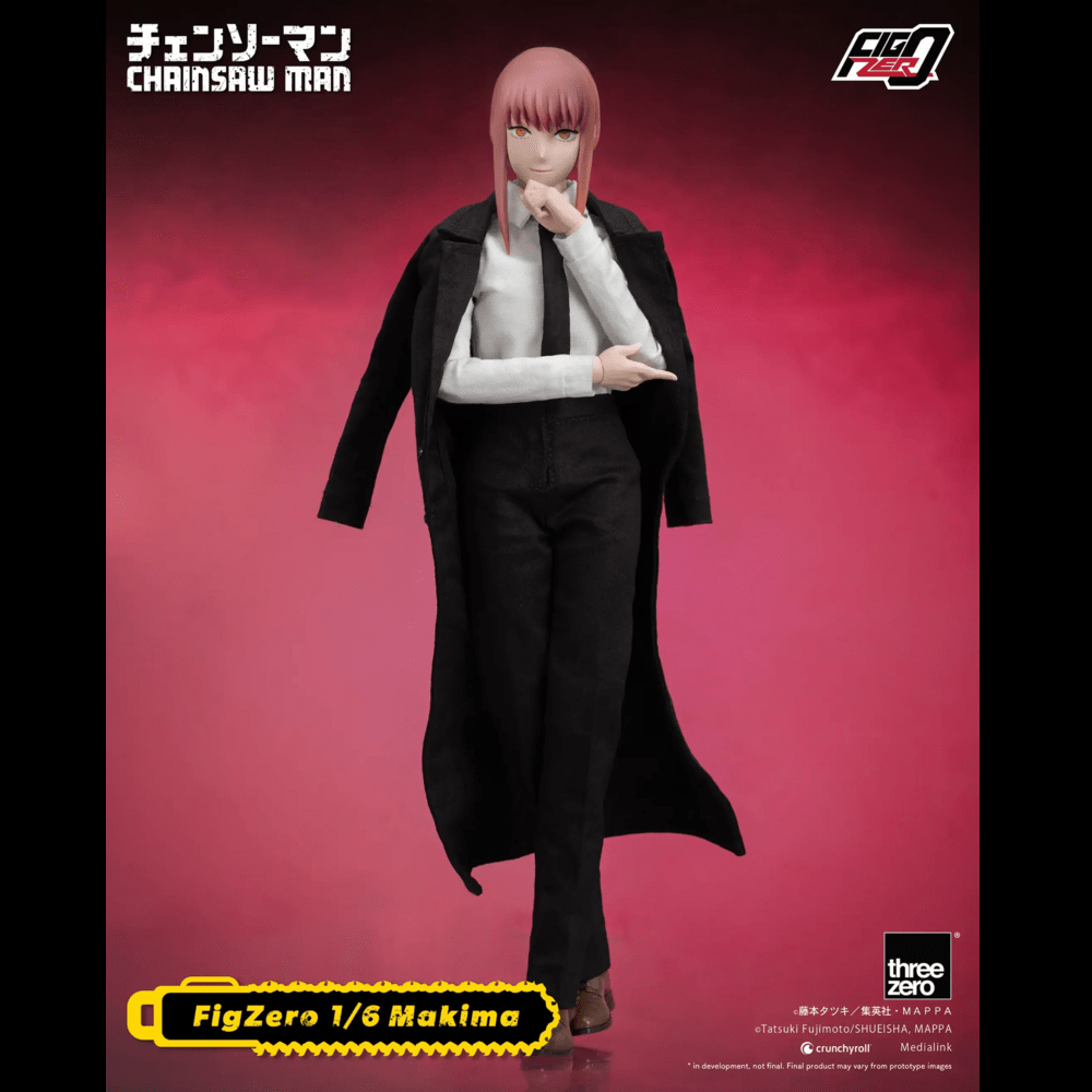 《預訂已截單》Threezero 《鏈鋸人》FigZero 16真紀真《2024年第2季發售》 - Microworks ACG