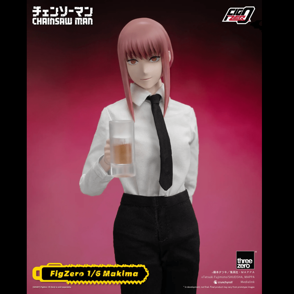 《預訂已截單》Threezero 《鏈鋸人》FigZero 16真紀真《2024年第2季發售》 - Microworks ACG