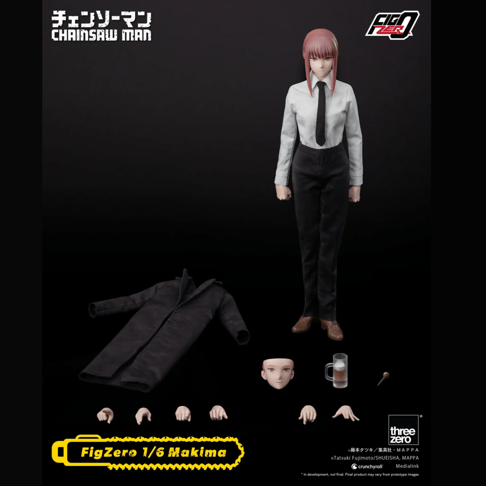 《預訂已截單》Threezero 《鏈鋸人》FigZero 16真紀真《2024年第2季發售》 - Microworks ACG