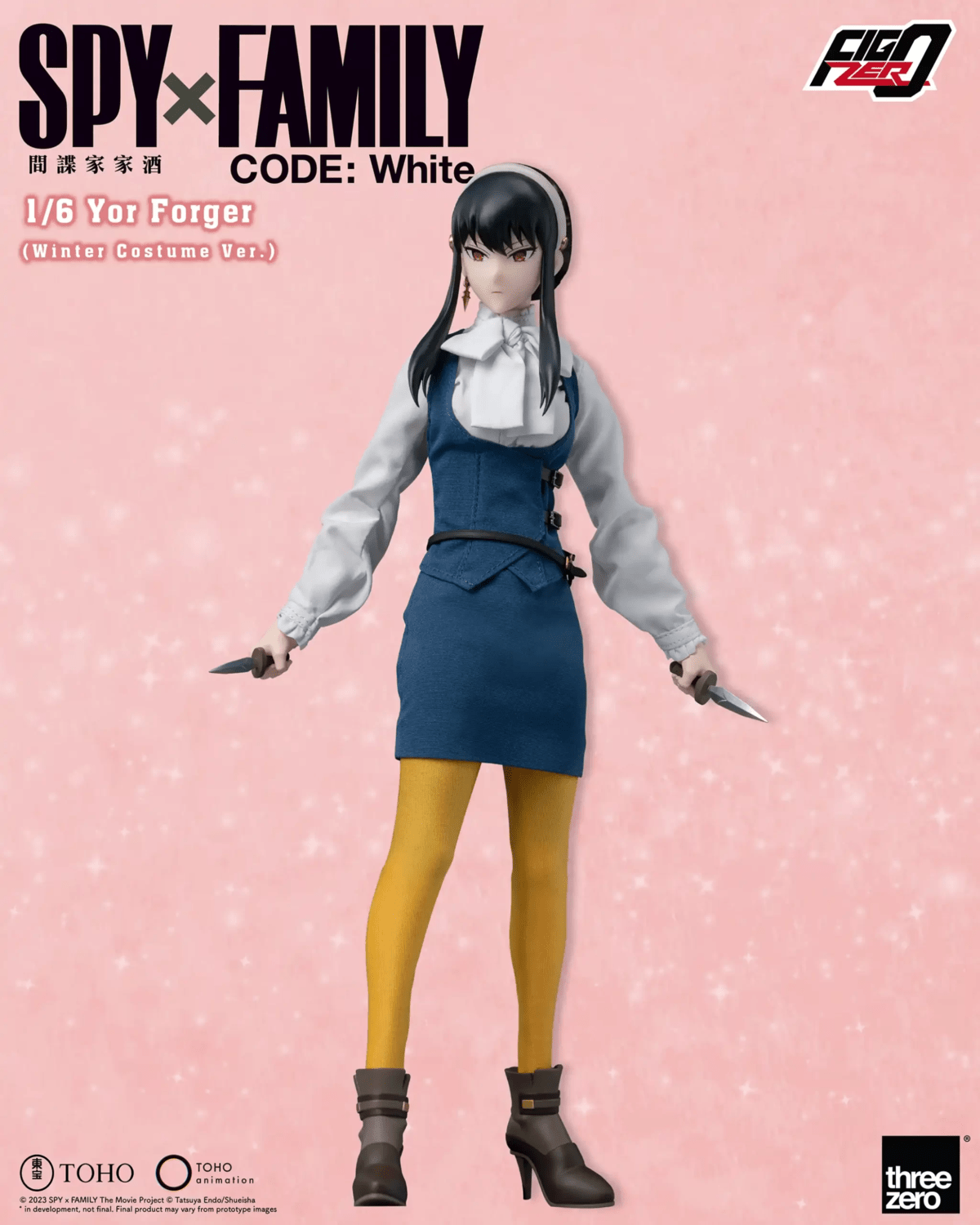 《預訂已截單》threezero 《劇場版 SPY×FAMILY CODE: White》FigZero 1/6 約兒‧佛傑（冬季服裝版）《2024年第三季發售》 - Microworks ACG