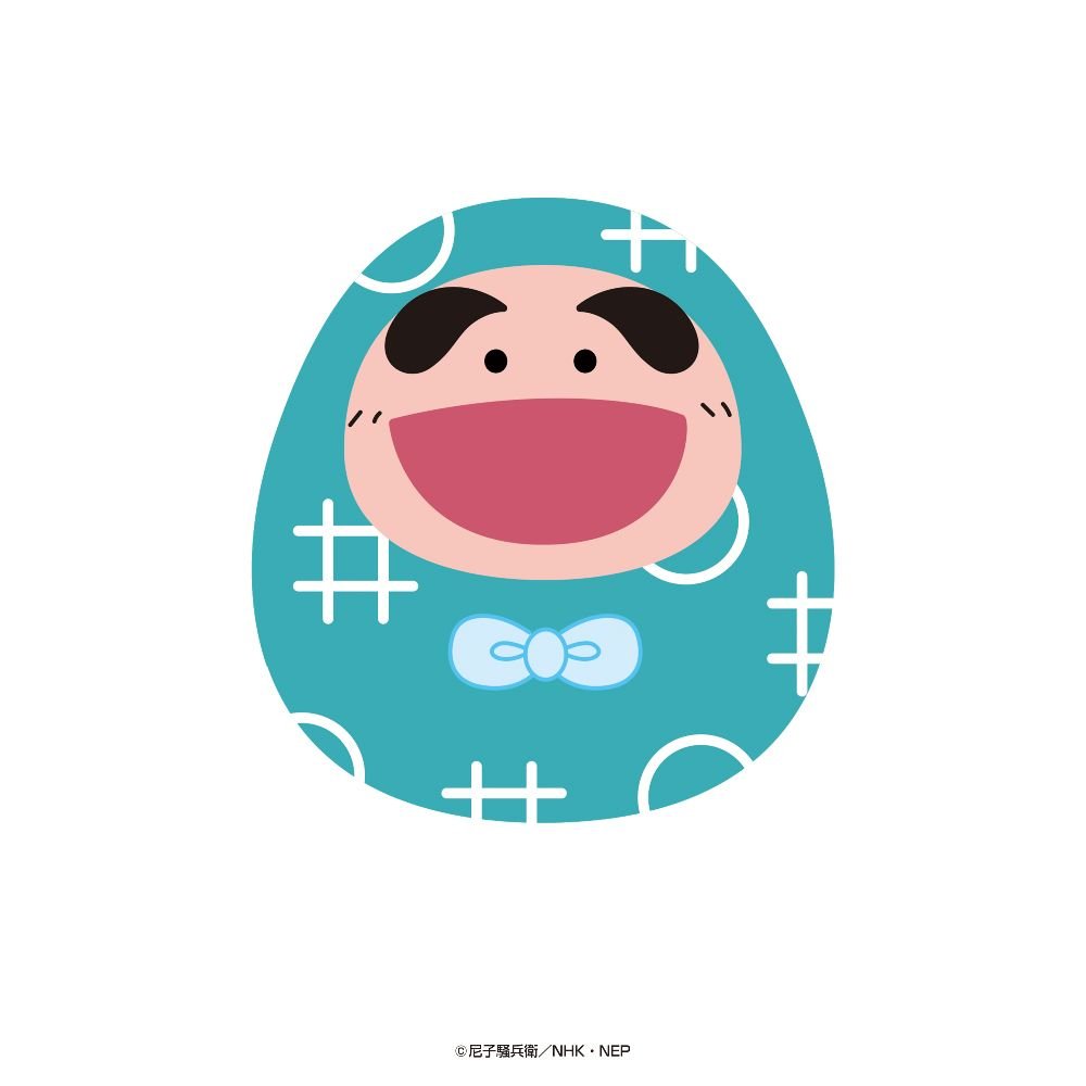 忍者亂太郎 圓胖不倒翁掛飾 新丁 日版 - Microworks ACG