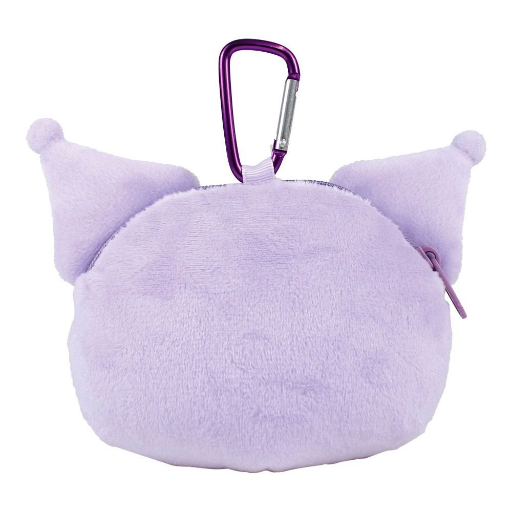 Kuromi 絨毛頭型公仔 收納袋吊飾 - Microworks ACG