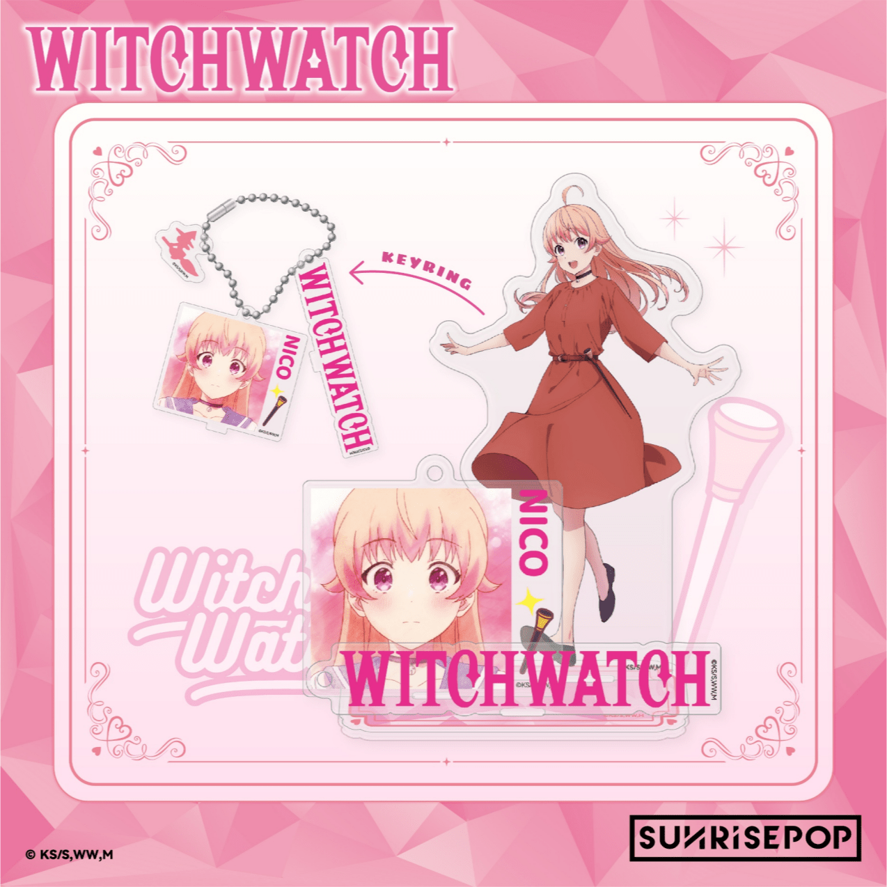 SUNRISEPOP [立牌]《WITCH WATCH 魔女守護者》妮可 - Microworks ACG