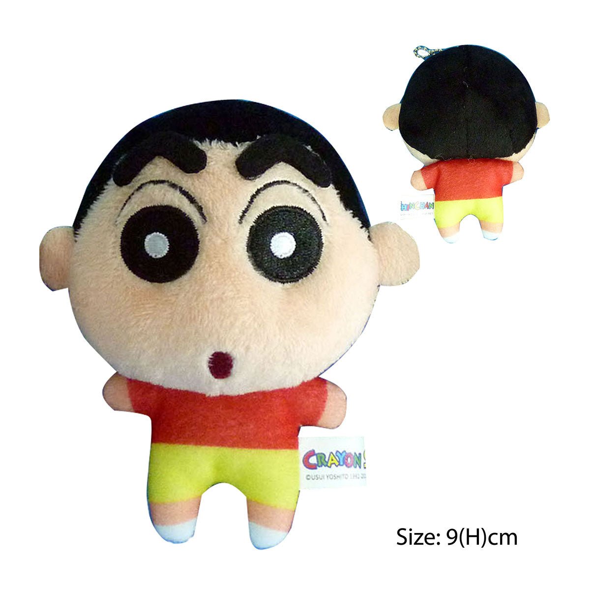 蠟筆小新 公仔 9CM 小新紅衣大頭小身 - Microworks ACG