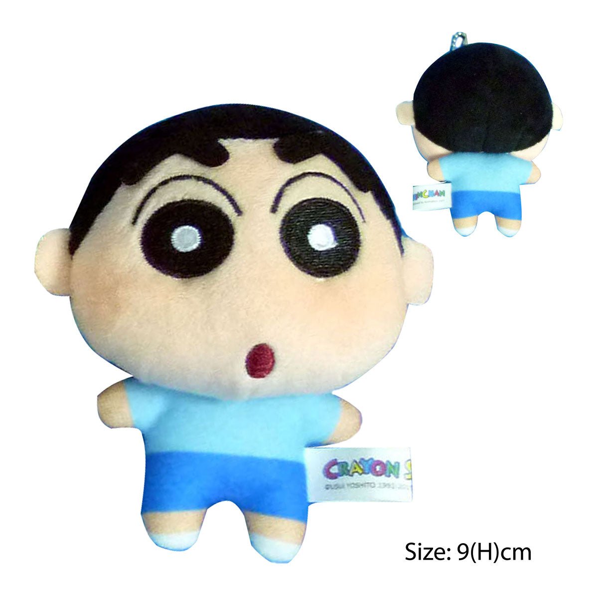蠟筆小新 公仔 9CM 小新藍衣大頭小身 - Microworks ACG