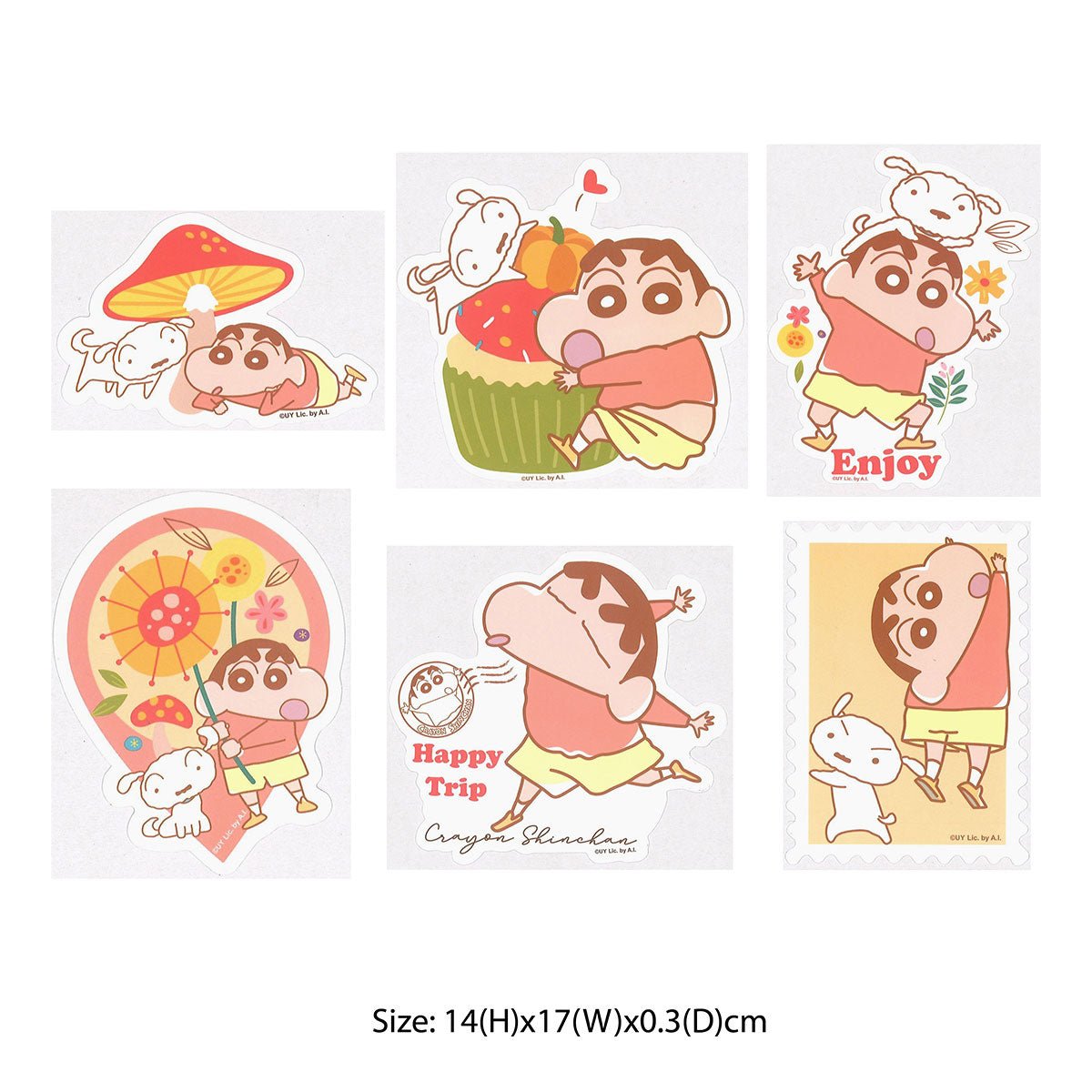 蠟筆小新 貼紙套裝 - Microworks ACG