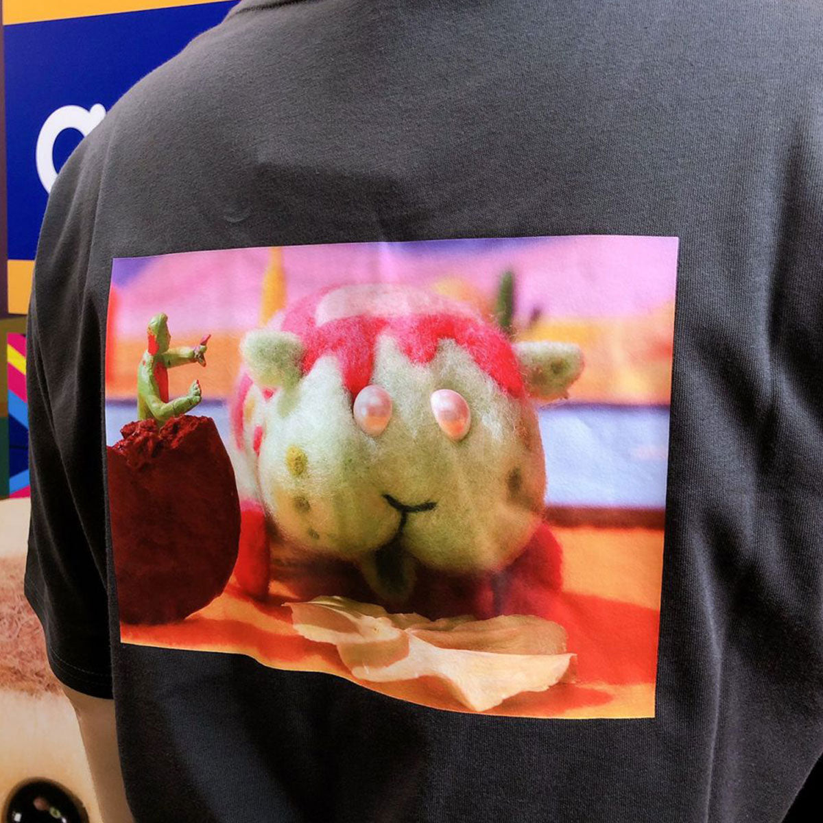 Pui Pui 天竺鼠車車 T-shirt 殭屍 黑色 服裝 Microworks Online Store