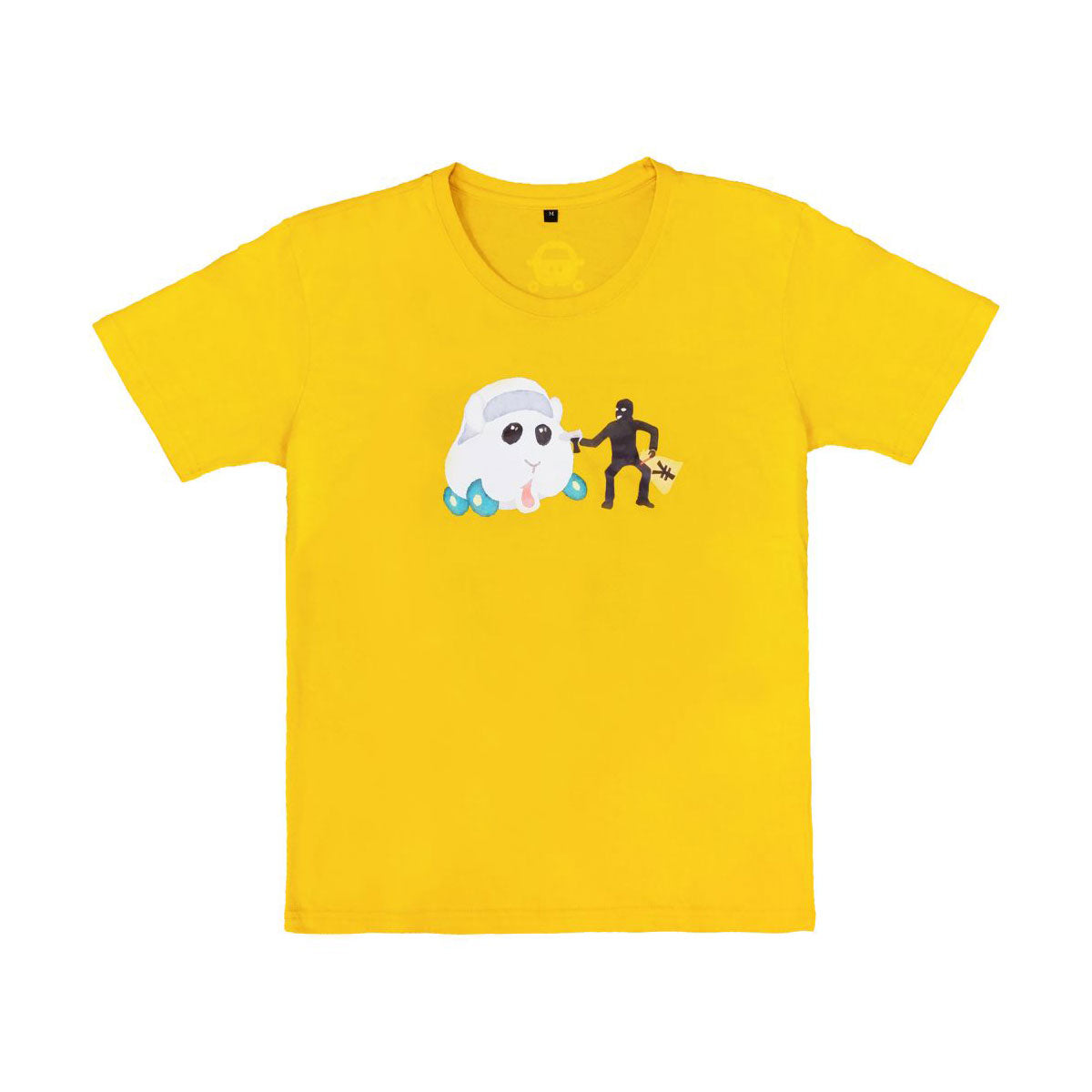 Pui Pui 天竺鼠車車 T-shirt 搶劫 黑色 服裝 Microworks Online Store